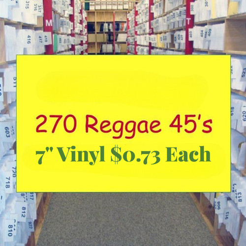 Reggae vinyl lot 270 7 - vinyl, 7”