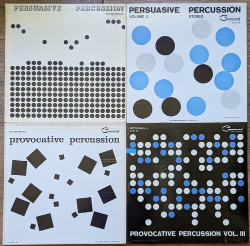 Persuasive percussion lot - 4, lp