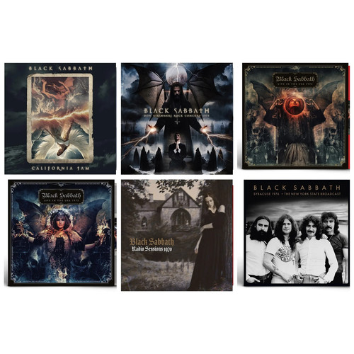 Black sabbath 6 titles - black,