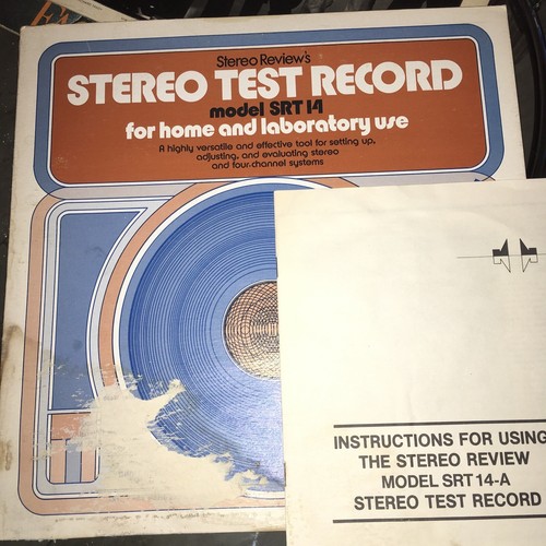 Stereo test record model - test, srt